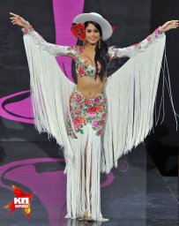 Patricia Yurena Rodríguez en el certamen de Miss Universo 2013