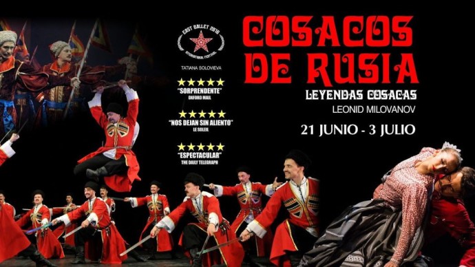 Los cosacos rusos llegan a Madrid